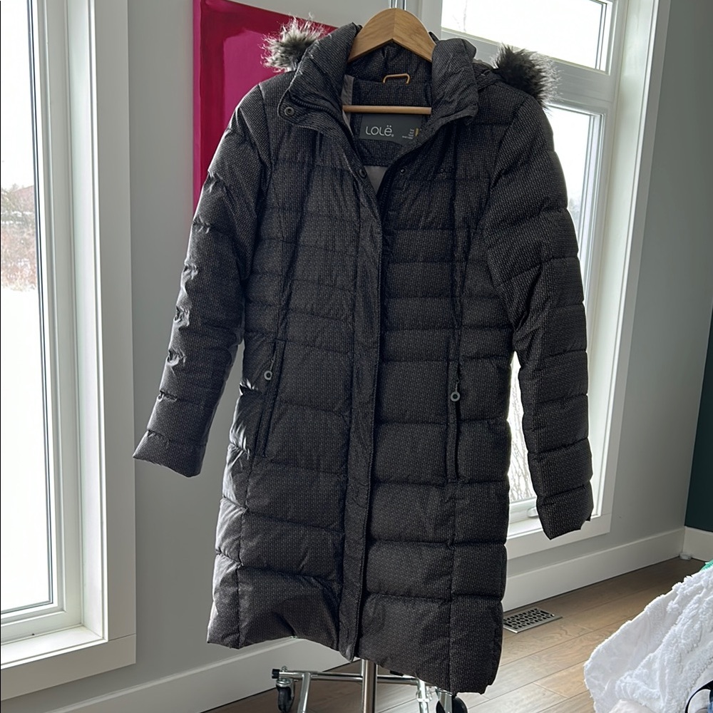 Lole Women's Black Puffer Coat